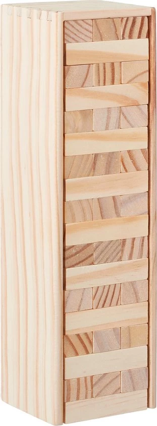 Relaxdays Wiebeltoren Hout - Stapeltoren - Houten Toren - Behendigheidsspel - Blokkenspel 3 Relaxdays Wiebeltoren Hout - Stapeltoren - Houten Toren - Behendigheidsspel - Blokkenspel
