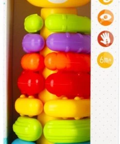 BamBam Bam Bam - Piramide Toren - Stapeltoren - Tijgertoren - Baby En Peuter Speelgoed - Educatief Spel