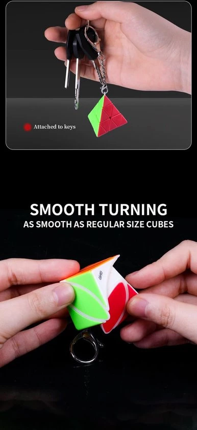 Qiyi Sleutelhanger (Pyraminx Of Ivy) 14 Qiyi Sleutelhanger (Pyraminx Of Ivy) - Afbeelding 12