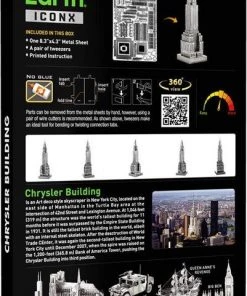 Fascination Metalen Bouwpakket Metal Earth Icx014 Iconx Chrysler Building -Exporteren spellen-voor winkel 401x840