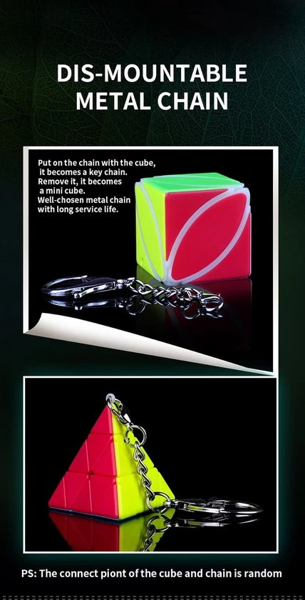 Qiyi Sleutelhanger (Pyraminx Of Ivy) 13 Qiyi Sleutelhanger (Pyraminx Of Ivy) - Afbeelding 11