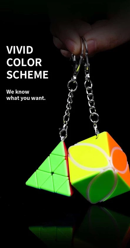 Qiyi Sleutelhanger (Pyraminx Of Ivy) 8 Qiyi Sleutelhanger (Pyraminx Of Ivy) - Afbeelding 6