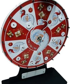 Radvanfortuinshop Rad Van Fortuin Tafelmodel Santa Uitvoering Kerstman Editie Met Verwisselbare Nummer- Of Tekst Buttons -Exporteren spellen-voor winkel 463x840