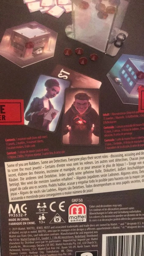 Mattel Games Mattel JEWEL HEIST Strategiespel | Kaaten Spellen 5 Mattel Games Mattel JEWEL HEIST Strategiespel | Kaaten Spellen - Afbeelding 3