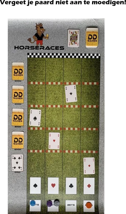 DDgames Drankspel Horseraces / Paardenraces - Compleet 5 DDgames Drankspel Horseraces / Paardenraces - Compleet - Afbeelding 3