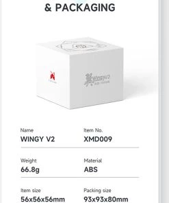 QI YI QiYi X-men Design Wingy Skewb V2 M - Speedcube - Magnetisch - Breinbreker -Exporteren spellen-voor winkel 494x840