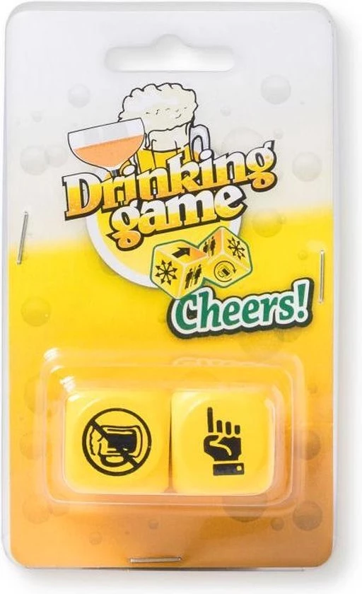 Free And Easy Drankspel Twee Dobbelstenen Geel 5 Free And Easy Drankspel Twee Dobbelstenen Geel - Afbeelding 3