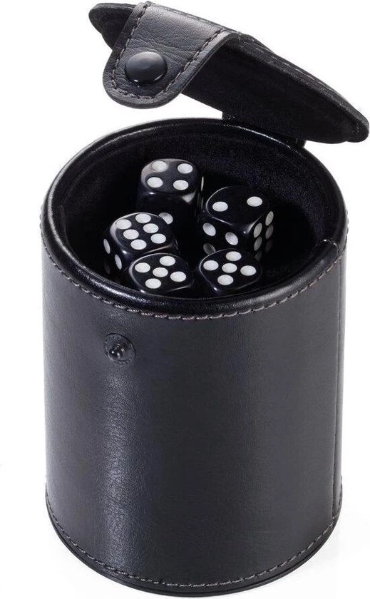 Troika - Dice Cup - Dobbelstenen En Beker - Zware Kwaliteit 4 Troika - Dice Cup - Dobbelstenen En Beker - Zware Kwaliteit - Afbeelding 2