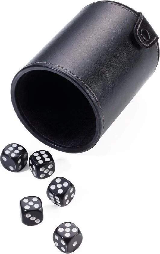 Troika - Dice Cup - Dobbelstenen En Beker - Zware Kwaliteit 6 Troika - Dice Cup - Dobbelstenen En Beker - Zware Kwaliteit - Afbeelding 4