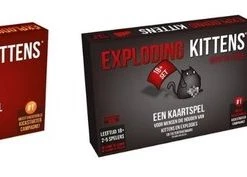 Asmodee Spellenbundel - Kaartspel - 3 Stuks - Exploding Kittens NFSW (18+) & Exploding Kittens & Imploding Kittens