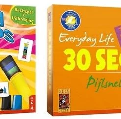 Merkloos Spellenbundel - 2 Stuks - Stapelgekke Speedcups - 6 Spelers & 30 Seconds Everyday Life