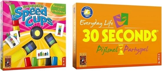 Merkloos Spellenbundel - 2 Stuks - Stapelgekke Speedcups - 6 Spelers & 30 Seconds Everyday Life 3 Merkloos Spellenbundel - 2 Stuks - Stapelgekke Speedcups - 6 Spelers & 30 Seconds Everyday Life
