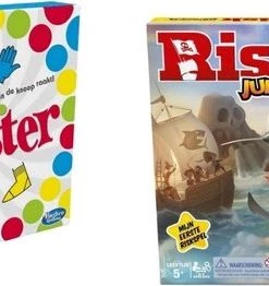 Hasbro Spellenbundel - 2 Stuks - Twister & Risk Junior