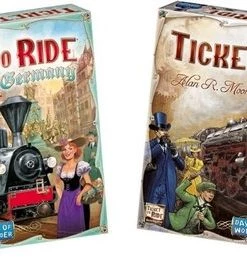 Days Of Wonder Spellenbundel - Ticket To Ride - 2 Stuks - USA (Basisspel) & Uitbreiding Duitsland