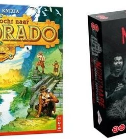 Merkloos Spellenbundel - 2 Stuks - De Zoektocht Naar El Dorado & Nightmare Horror Adventures