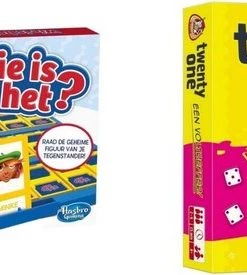 Merkloos Spellenbundel - 2 Stuks - Wie Is Het & Twenty One
