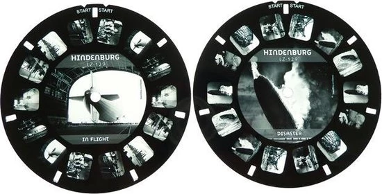 Hindenburg LZ-129 - View-master Cadeauset, 3D Viewer En 2 Schijven, 'in Flight' En 'disaster' 6 Hindenburg LZ-129 - View-master Cadeauset, 3D Viewer En 2 Schijven, 'in Flight' En 'disaster' - Afbeelding 4