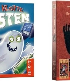 999 Games Spellenbundel - Kaartspel - 2 Stuks - Vlotte Geesten & De Weerwolven Van Wakkerdam