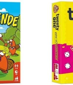 Merkloos Spellenbundel - 2 Stuks - Beverbende & Twenty One