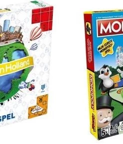 Hasbro Spellenbundel - 2 Stuks - Ik Hou Van Holland & Monopoly Junior