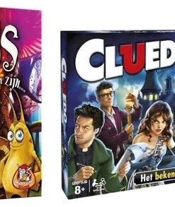 Merkloos Spellenset - 2 Stuks - Kaartspel - Gubs & Cluedo