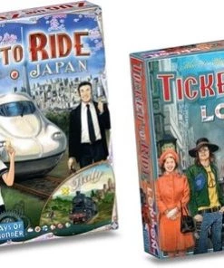 Days Of Wonder Spellenbundel - Ticket To Ride - 2 Stuks - Uitbreidingen - Londen & Japan + Italy