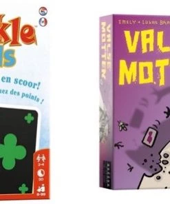 999 Games Spellenbundel - Kaartspel - 2 Stuks - Qwirkle & Valse Motten