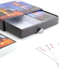 Donker Utrecht - Speelkaarten / Spelkaarten / Kaartspel - 2 X 54 Domtoren Kaarten In Luxe Kartonnen Bewaardoos Met Schuiflade - Bridge Formaat