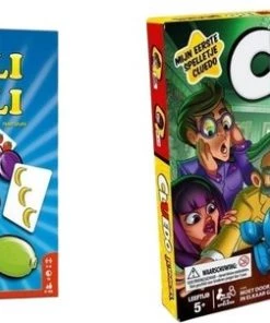 Merkloos Spellenbundel - 2 Stuks - Halli Galli & Cluedo Junior