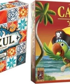 Next Move Games & 999 Games Spellenbundel - 2 Stuks - Azul NL/FR & 30 Seconds Everyday Life