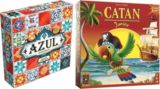 Next Move Games & 999 Games Spellenbundel - 2 Stuks - Azul NL/FR & 30 Seconds Everyday Life 3 Next Move Games & 999 Games Spellenbundel - 2 Stuks - Azul NL/FR & 30 Seconds Everyday Life