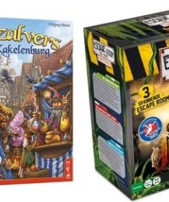 Merkloos Spellenbundel - 2 Stuks - De Kwakzalvers Van Kakelenburg & Escape Room Jumanji