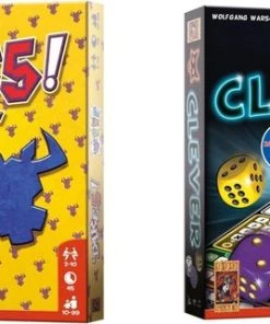 Merkloos Spellenbundel - Kaartspellen - 2 Stuks - Take 5! & Clever