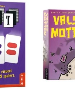 Merkloos Spellenbundel - Kaartspel - 2 Stuks - SET! & Valse Motten