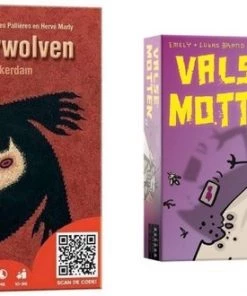 999 Games Spellenbundel - Kaartspel - 2 Stuks - De Weerwolven Van Wakkerdam & Valse Motten