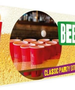 Tactic Bierpongset 58 X 245 Cm Polyester Rood 28-delig