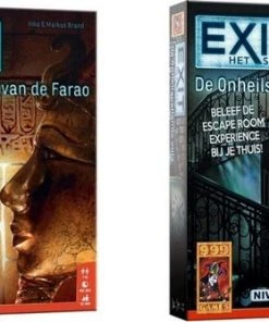 999 Games Spellenbundel - 2 Stuks - Exit - De Grafkamer Van De Farao & De Onheilspellende Villa