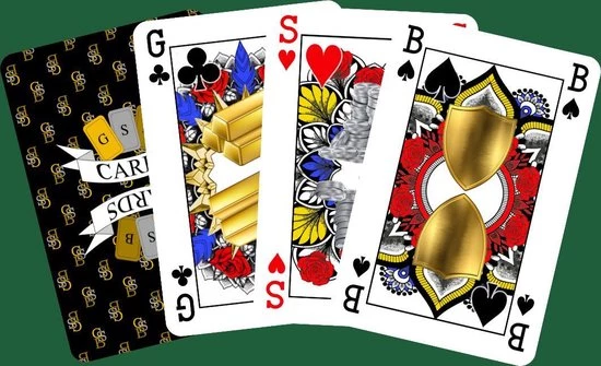 GSB Genderneutrale Speelkaarten - Signature Zwart - Enkel Pak In Tuckbox 7 GSB Genderneutrale Speelkaarten - Signature Zwart - Enkel Pak In Tuckbox - Afbeelding 5