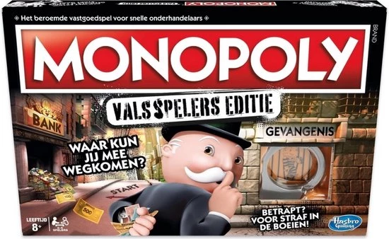 Hasbro Spellenbundel - 3 Stuks - Monopoly Valsspelerseditie & Jenga & Levensweg Elektronisch Bankieren 5 Hasbro Spellenbundel - 3 Stuks - Monopoly Valsspelerseditie & Jenga & Levensweg Elektronisch Bankieren - Afbeelding 3