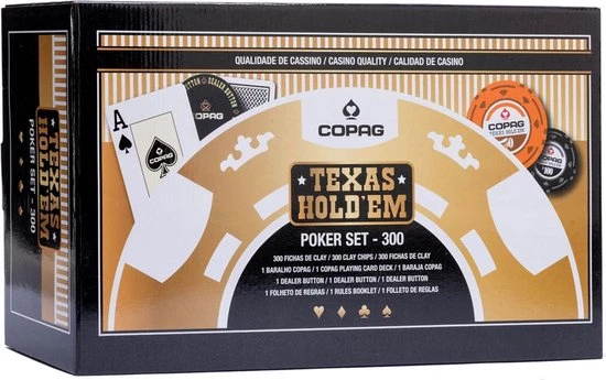 Luxe Pokerset 300 Chips (14 Gram) Plastic Pokerkaarten Houten Koffer Copag - Cartamundi 12 Luxe Pokerset 300 Chips (14 Gram) Plastic Pokerkaarten Houten Koffer Copag - Cartamundi - Afbeelding 10