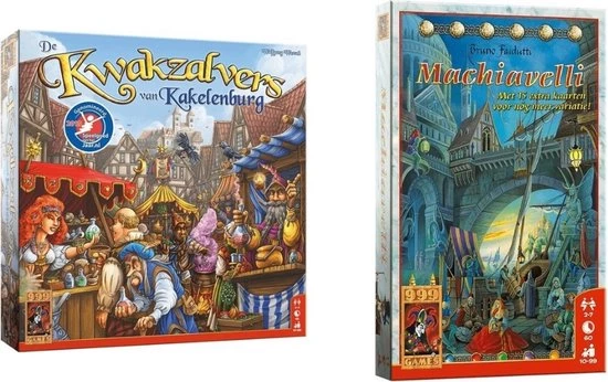 Merkloos Spellenbundel - 2 Stuks - De Kwakzalvers Van Kakelenburg & Machiavelli 3 Merkloos Spellenbundel - 2 Stuks - De Kwakzalvers Van Kakelenburg & Machiavelli