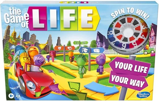 Hasbro Game Of Life Classic Engels Versie 3 Hasbro Game Of Life Classic Engels Versie
