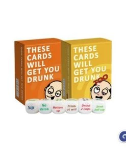 Gagato Drankspel - These Cards Will Get You Drunk & These Cards Will Get You Drunk Too - Inclusief Shot Dispenser Grijs - Inclusief Shotglaasjes - Inclusief Dobbelsteen - Kaartspel - Set Kaarten -Exporteren spellen-voor winkel 550x361 3