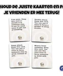 Gagato Drankspel - These Cards Will Get You Drunk & These Cards Will Get You Drunk Too - Inclusief Shot Dispenser Grijs - Inclusief Shotglaasjes - Inclusief Dobbelsteen - Kaartspel - Set Kaarten -Exporteren spellen-voor winkel 550x361 6