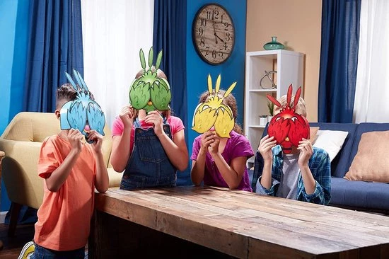 Yulu Peking Duck Eend Spel Met Maskers - Leuk - Gezelschap - Kinderen 4 Yulu Peking Duck Eend Spel Met Maskers - Leuk - Gezelschap - Kinderen - Afbeelding 2