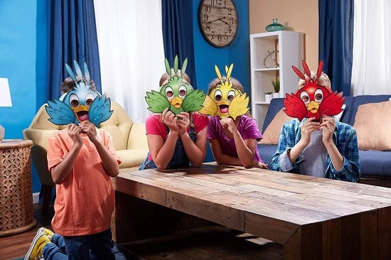 Yulu Peking Duck Eend Spel Met Maskers - Leuk - Gezelschap - Kinderen 5 Yulu Peking Duck Eend Spel Met Maskers - Leuk - Gezelschap - Kinderen - Afbeelding 3