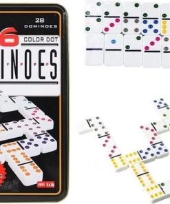 Viking Choice Domino Spel - In Metalen Doos - 28 Domino Stenen - 2-4 Spelers -Exporteren spellen-voor winkel 550x378 3