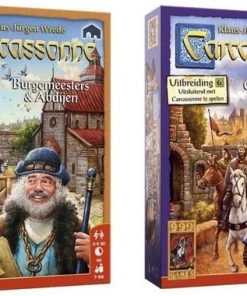 999 Games Spellenbundel - 2 Stuks - Carcassonne Burgemeesters En Abdijen & Graaf, Koning En Consorten