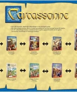 999 Games Spellenbundel - 2 Stuks - Carcassonne Burgemeesters En Abdijen & Graaf, Koning En Consorten -Exporteren spellen-voor winkel 550x390 5