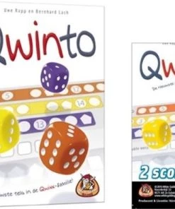 999 Games Spellenset - 2 Stuks - Qwinto - Dobbelspel & Qwinto Bloks